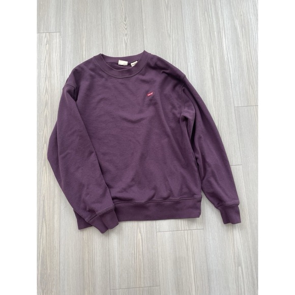 Levi's Tops - Levi's Eggplant Purple Crewneck Sweatshirt Size Small Autumn Layering